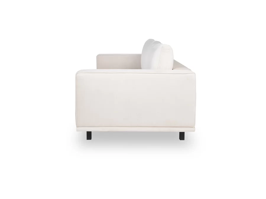 Sofa AMARA Zeea 3 lugares de luxo alto padrao design moderno e minimalista esquerda