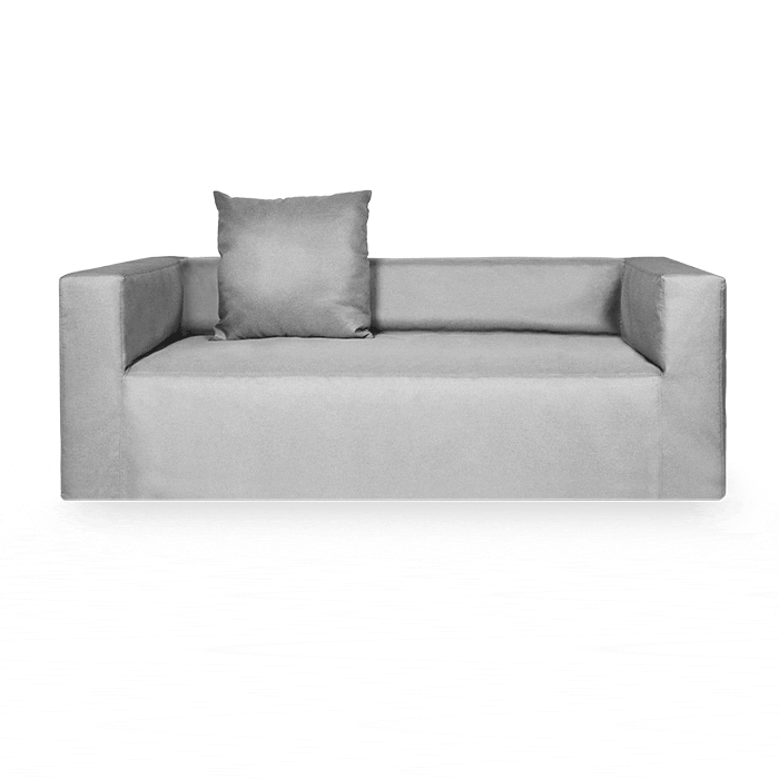 Sofa NUNO Zeea 2 lugares design compacto industrial alto padrao moderno e minimalista GIF