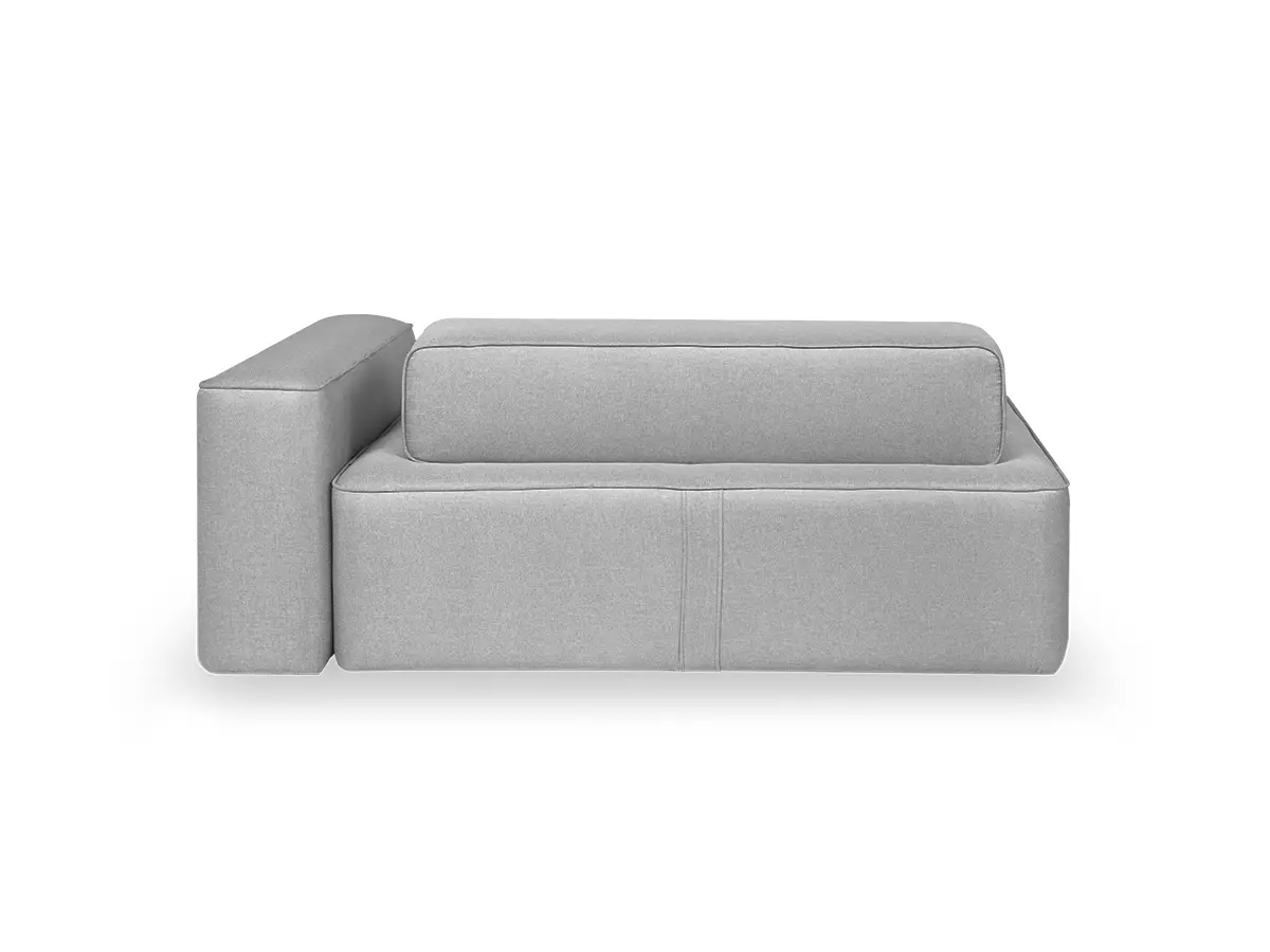 Sofa modular Vic Braco Zeea de luxo alto padrao design moderno industrial e minimalista costas