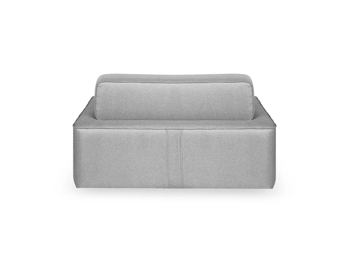 Sofa modular Vic Meio Zeea de luxo alto padrao design moderno industrial e minimalista costas